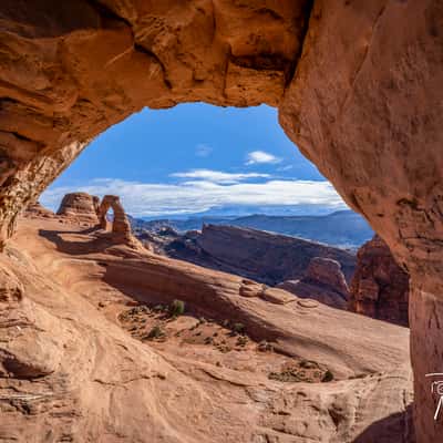 Delicate Arch (Window View), USA