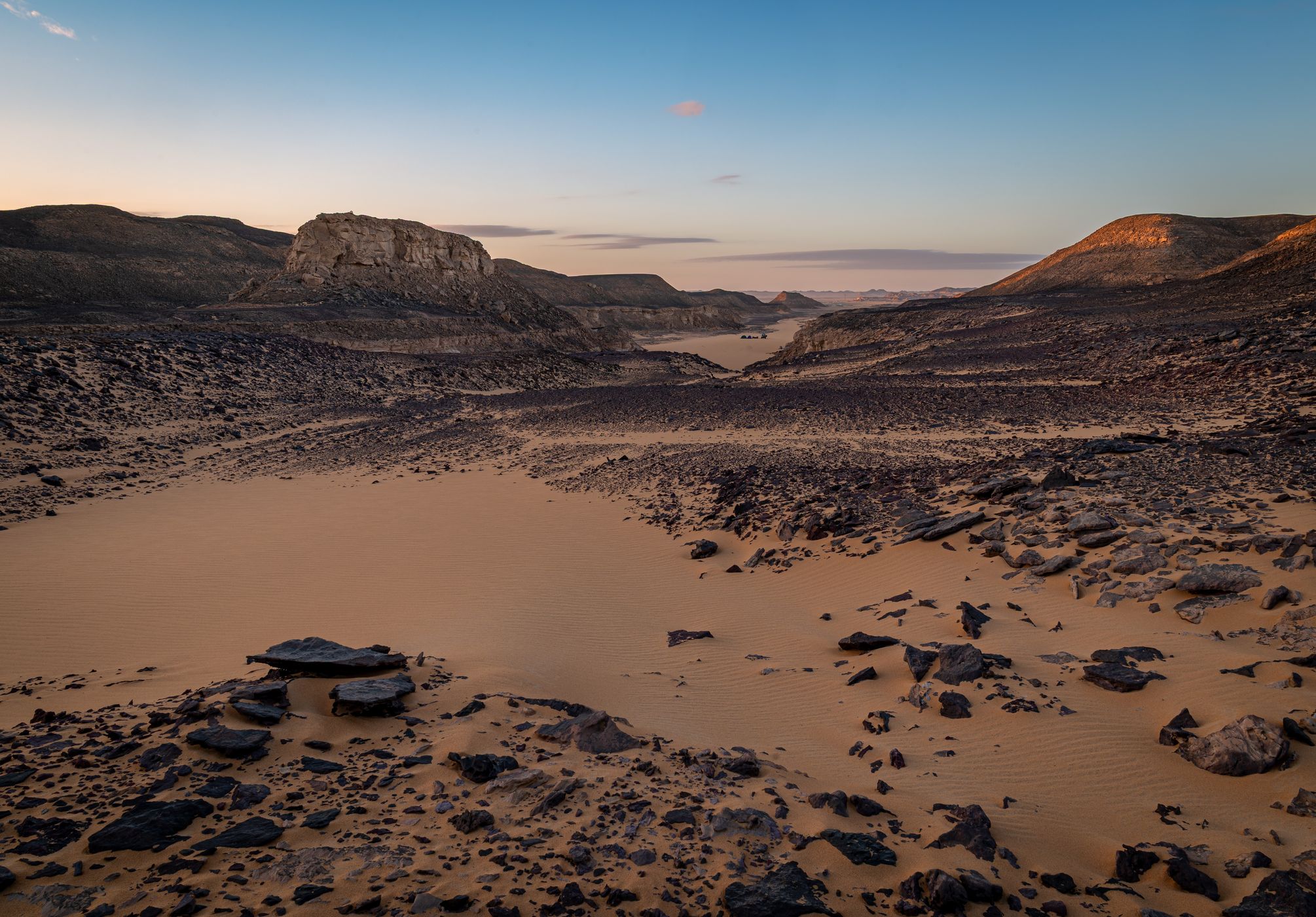 Desert East of Dakhla Oasis, Egypt