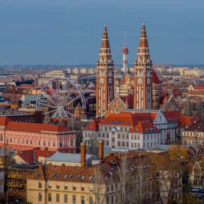 Downtown of Szeged city, Hungary, Hungary