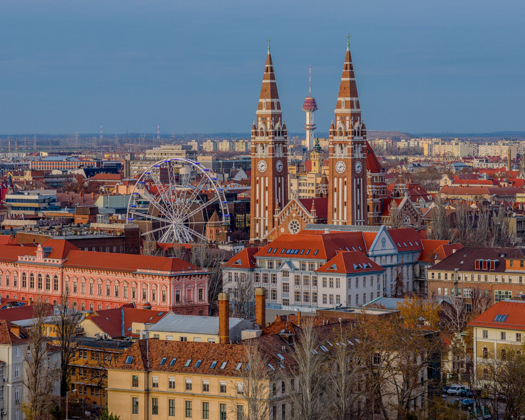 Downtown of Szeged city, Hungary, Hungary