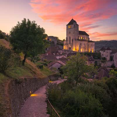 Eglise Saint-Cirq-et-Sainte-Julitte, Saint-Cirq-Lapopie, France