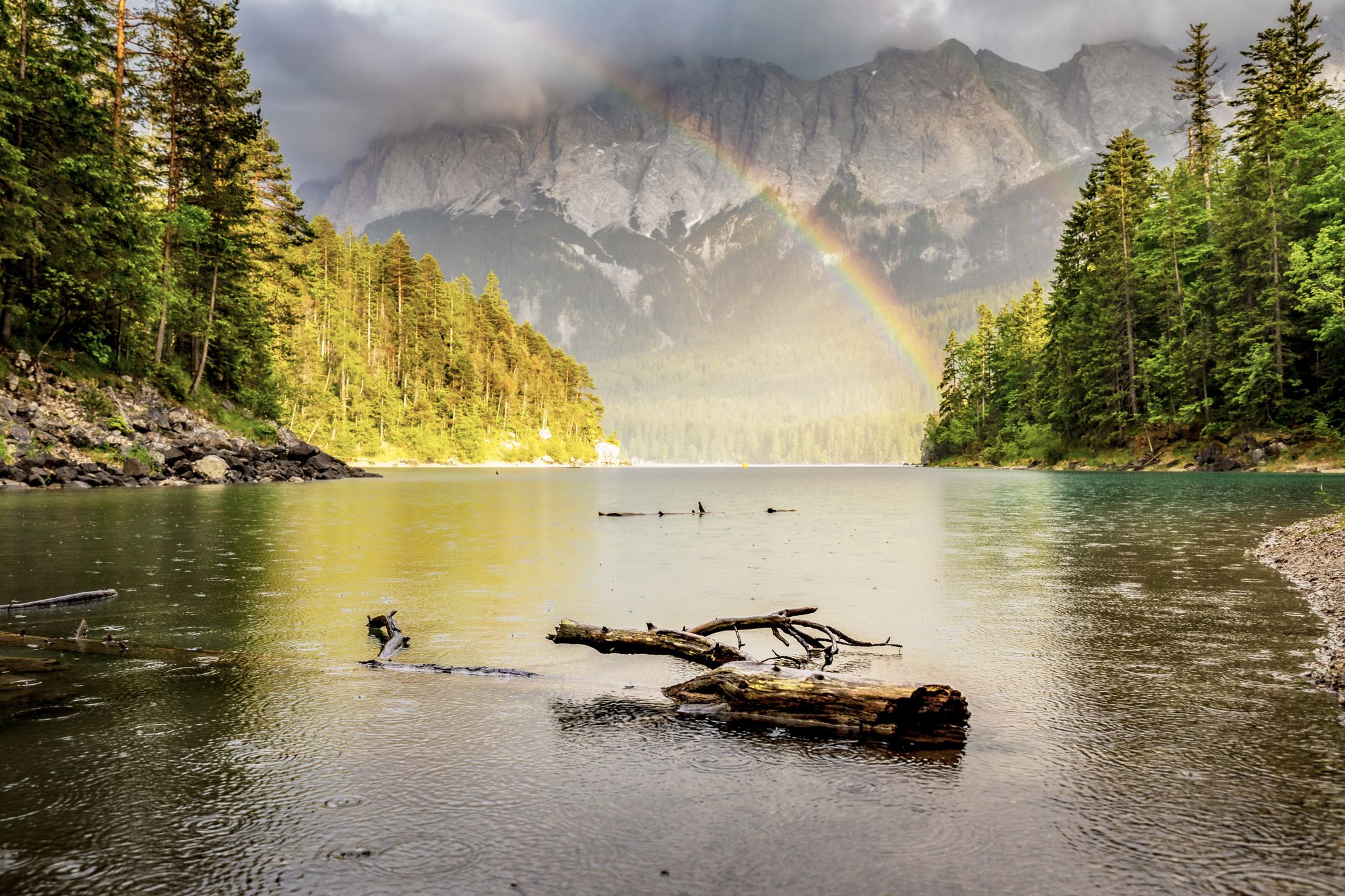 Eibsee Inlet, Germany