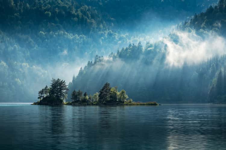 Eibsee Island View