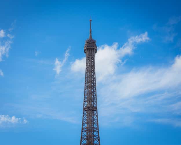 Eiffel Tower from Parc du Champs de Mars