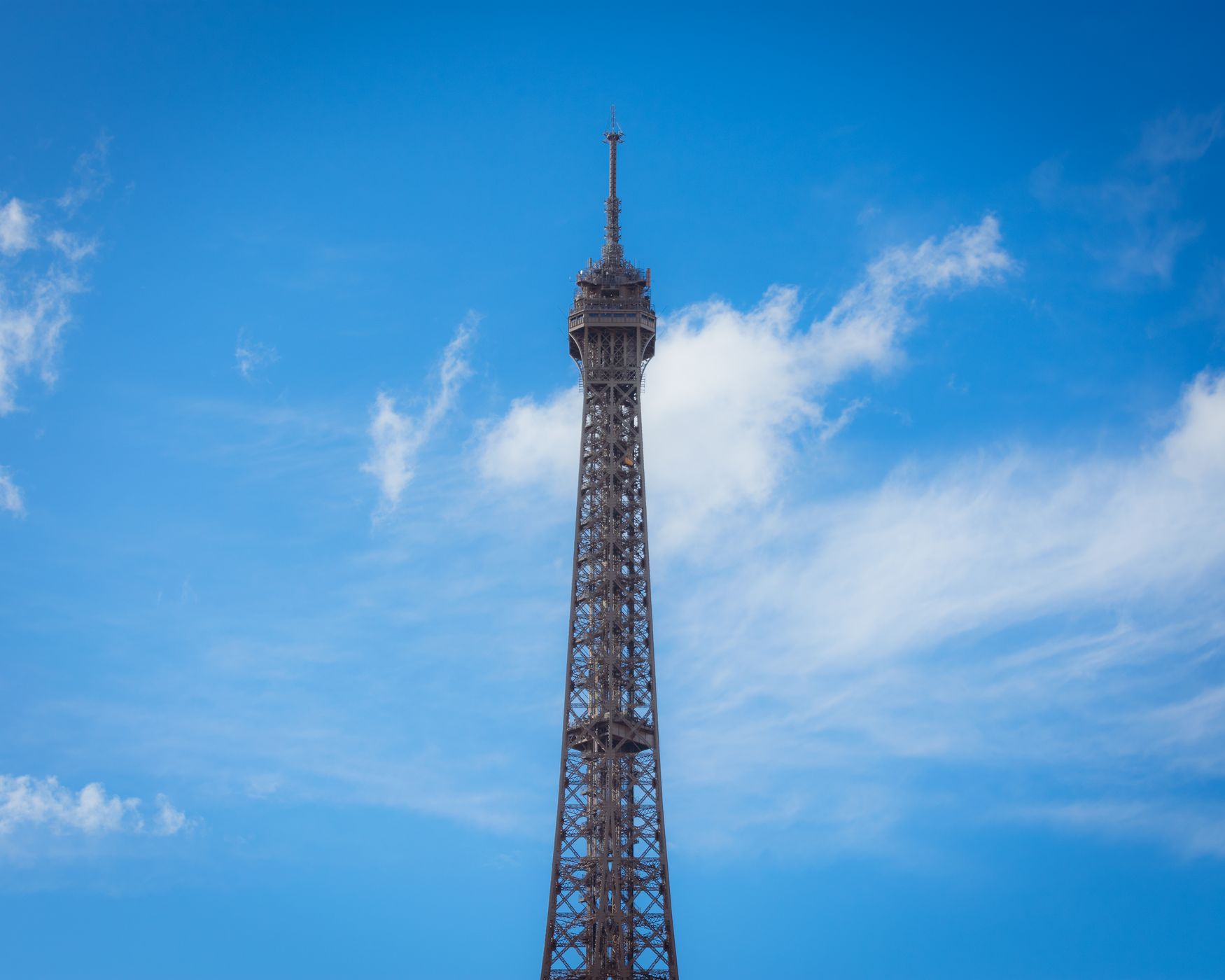 Eiffel Tower from Parc du Champs de Mars, France