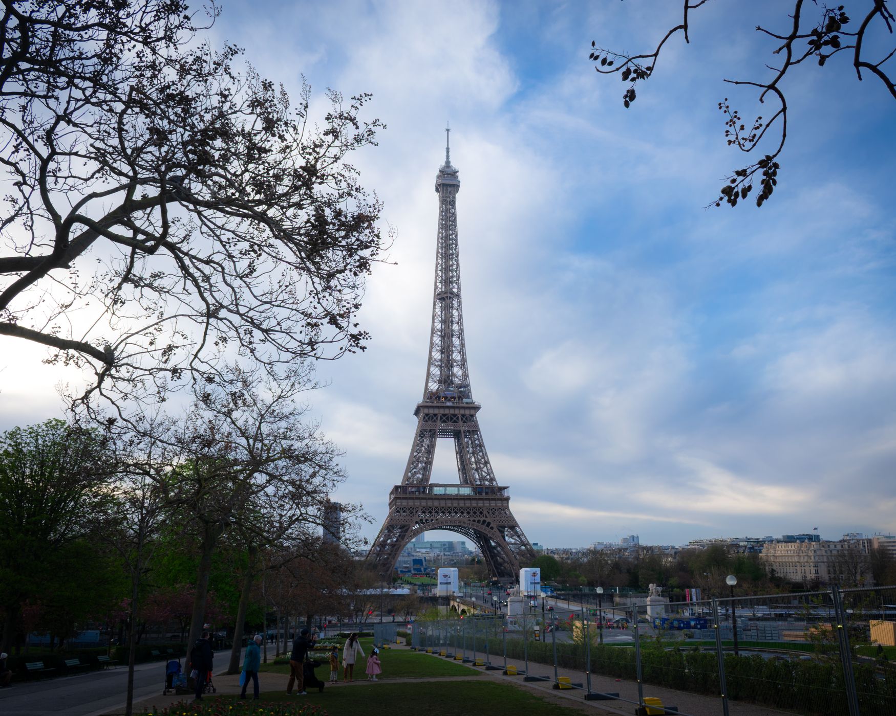 Eiffel Tower from Trocadero, Paris, France