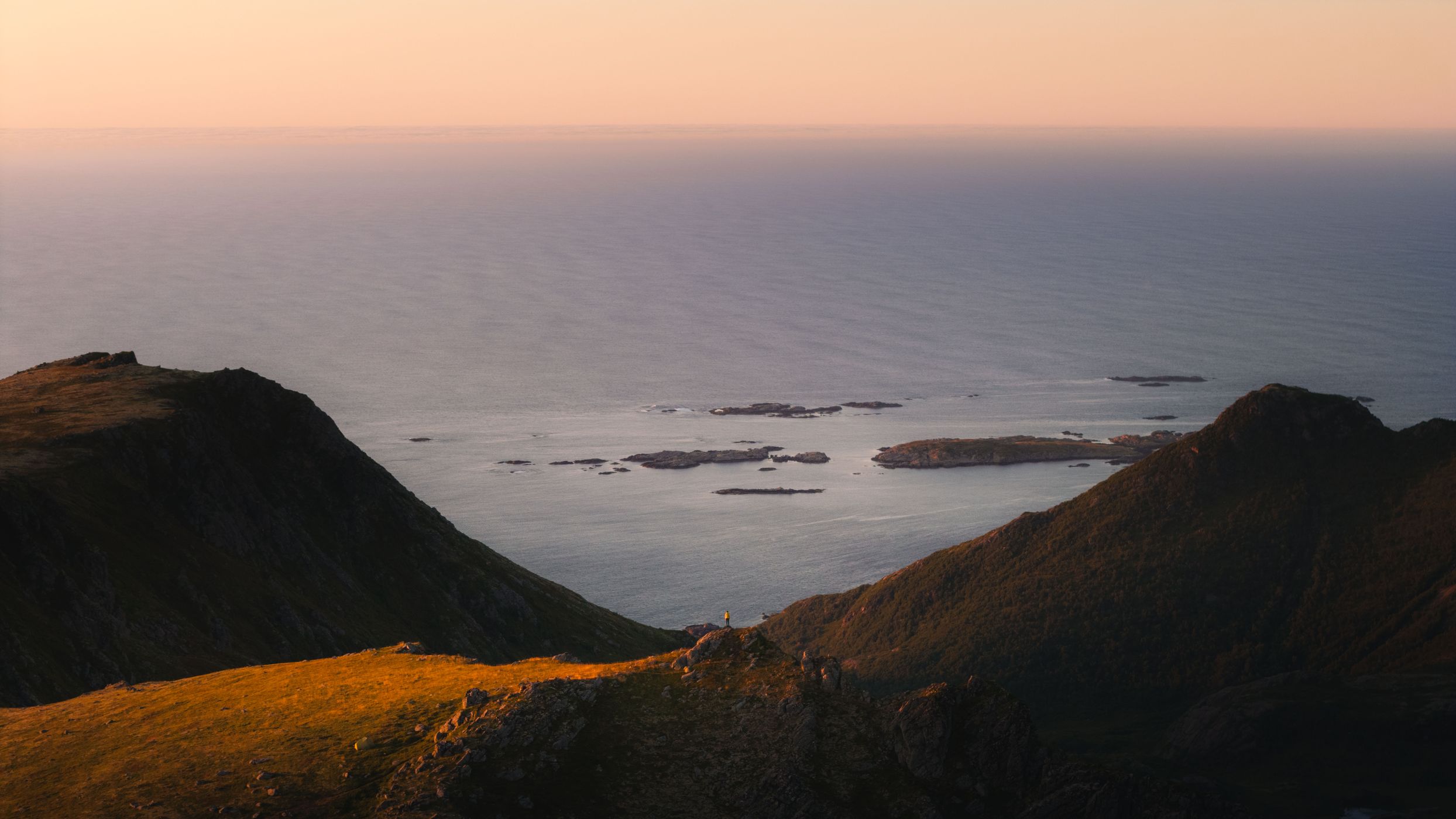 Finngamheia Summit towards Ocean, Norway
