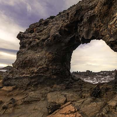 Gatklettur at Dimmuborgir, Iceland