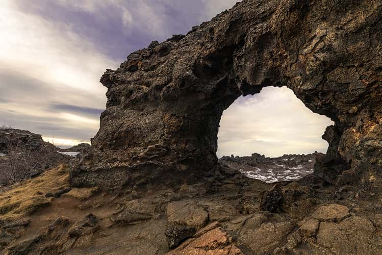 Gatklettur at Dimmuborgir