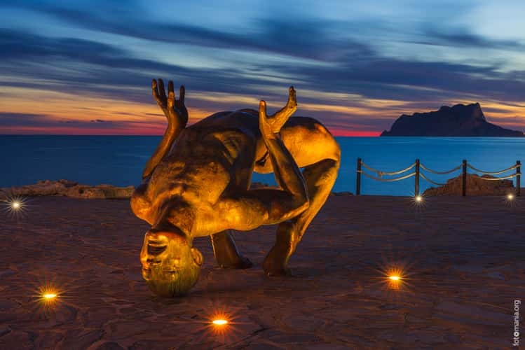 Gigante de Sal sculpture, Moraira