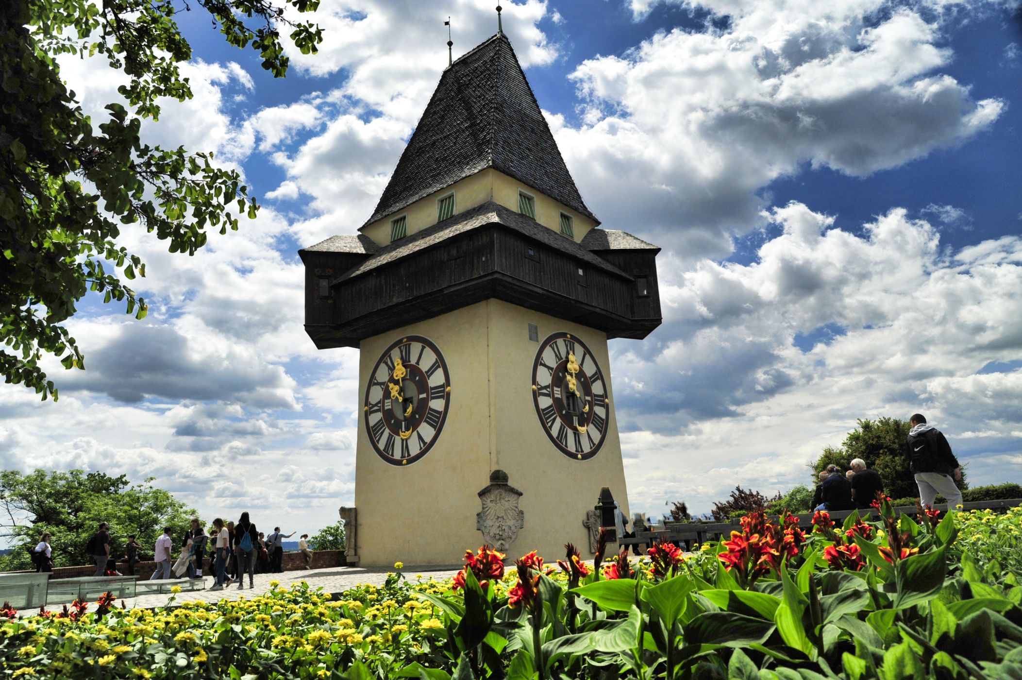 Graz, Schlossberg, Uhrturm, Austria