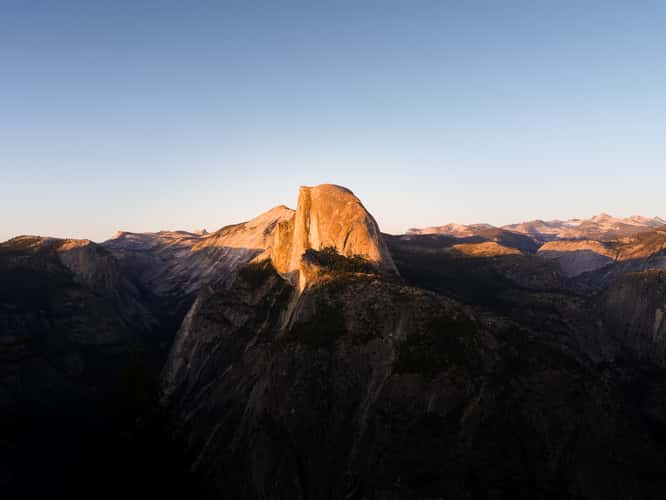 Half Dome from spot near Glacier Point, Yosemite