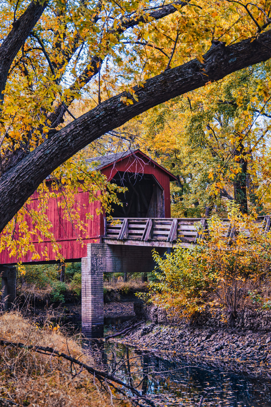 Historic Sugar Creek Bridge, USA