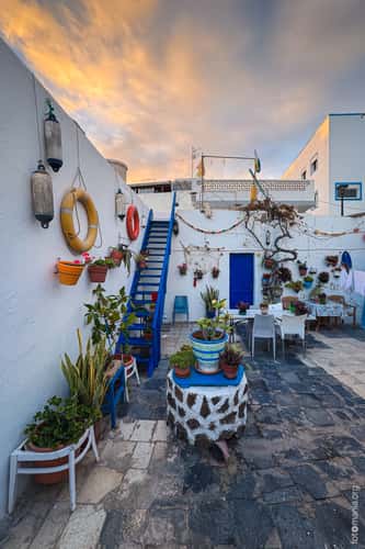 House backyard, Corralejo