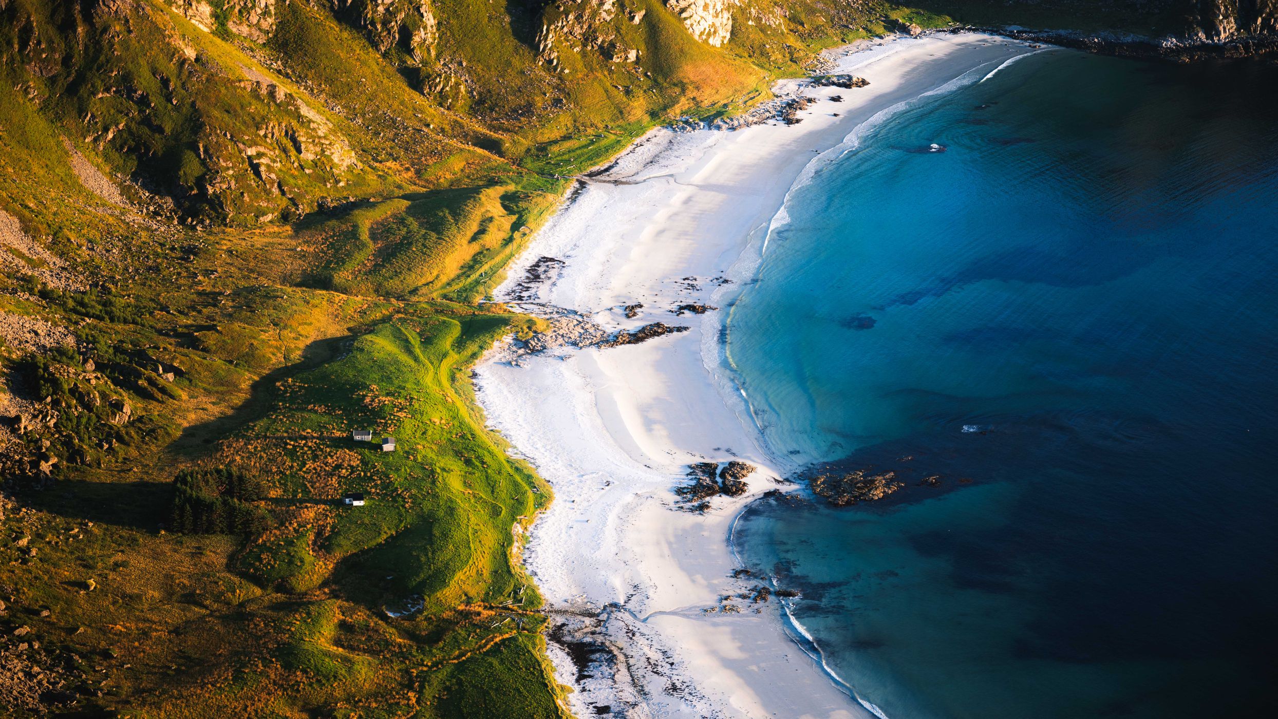 Høyvika Beach View from Måtind Hike, Norway