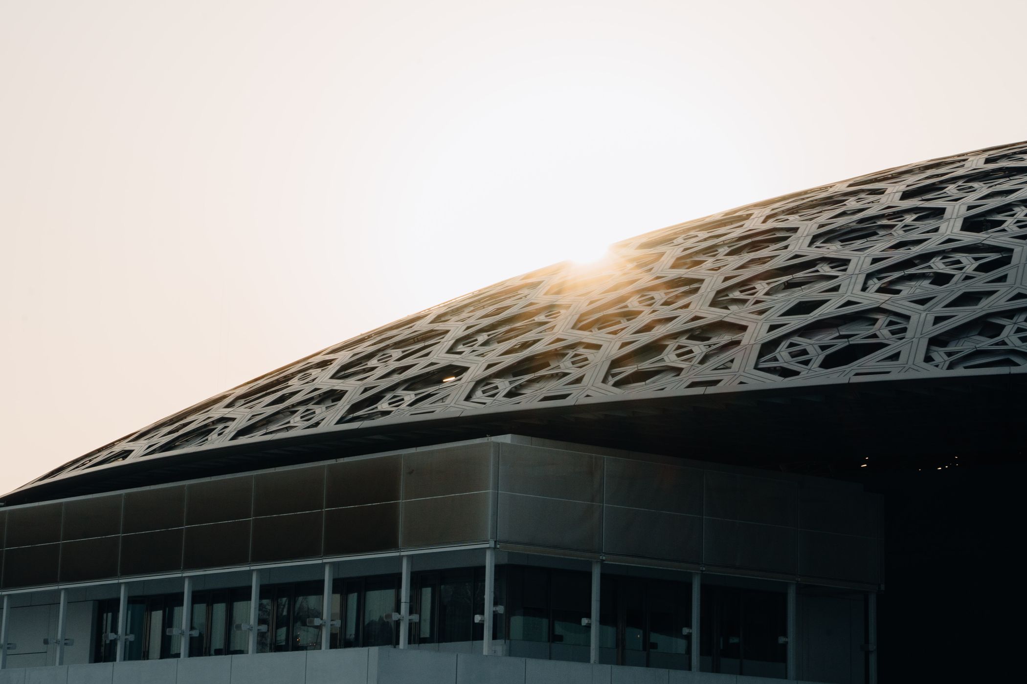 Kayaking at Louvre Abu Dhabi, United Arab Emirates