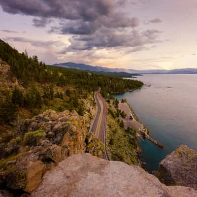 Lake Tahoe Sunset, USA