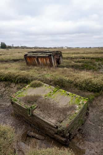 Lion Wharf - Oyster shed and buoys