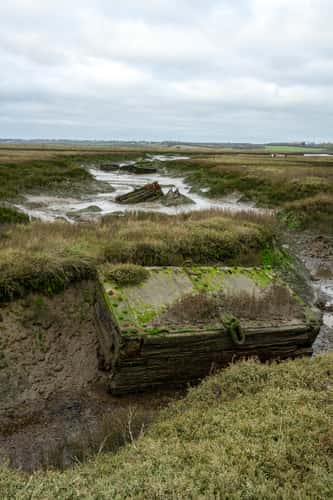 Lion Wharf - Oyster shed and buoys