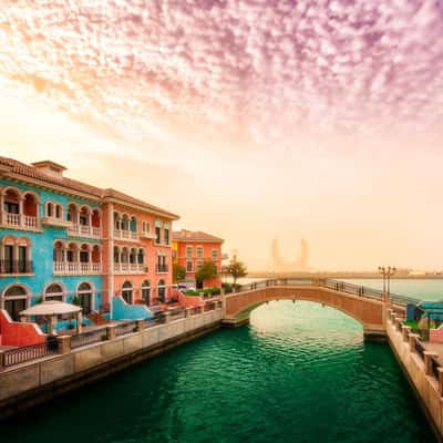 'Little Venice' - Qanat Quartier in Qatar, Qatar