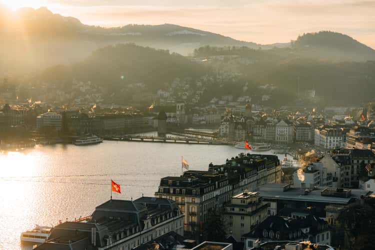 Lucerne from above
