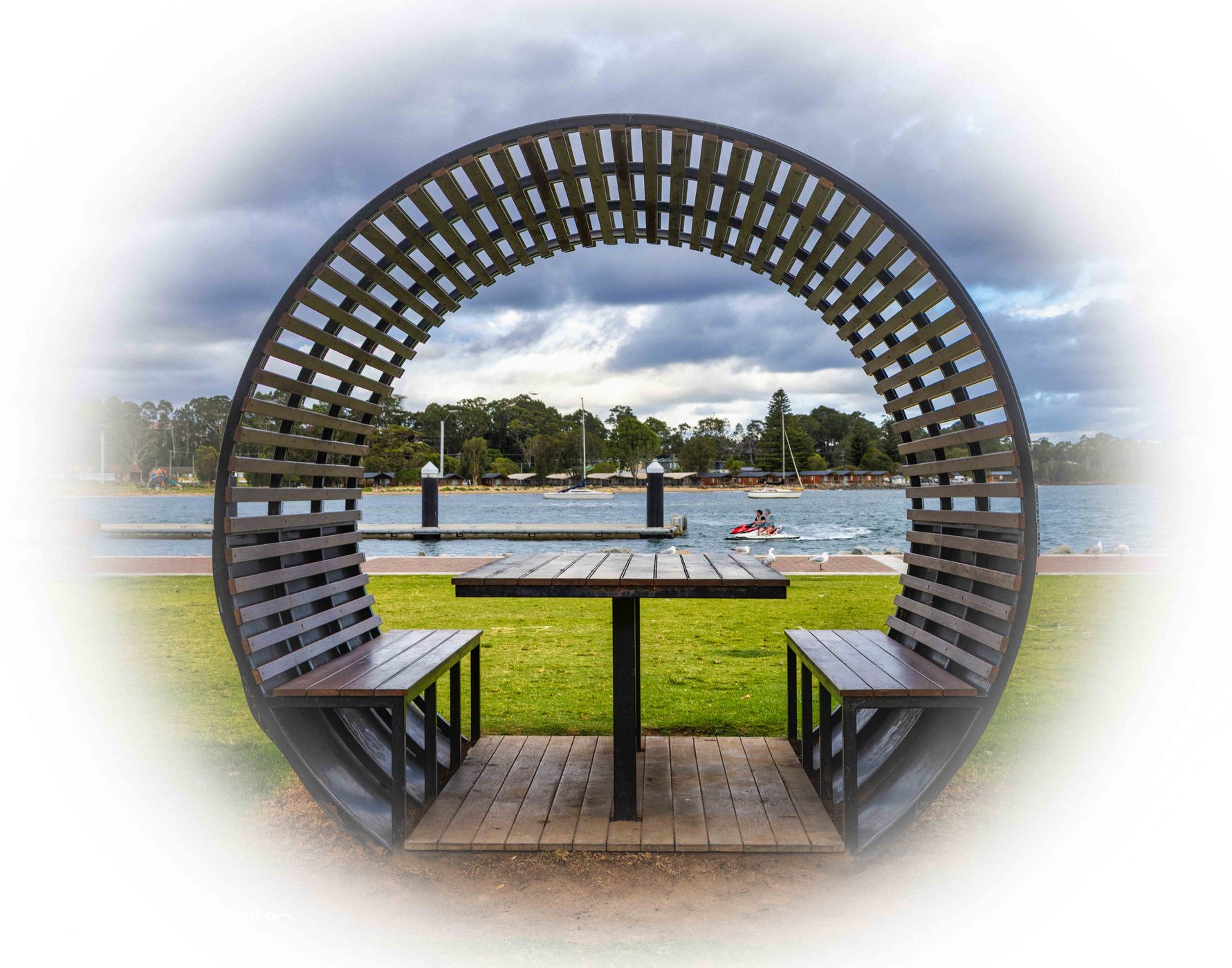 Lunch spot, Bateman's Bay, South Coast, NSW, Australia