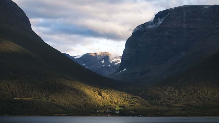 Lyngenfjord mountains