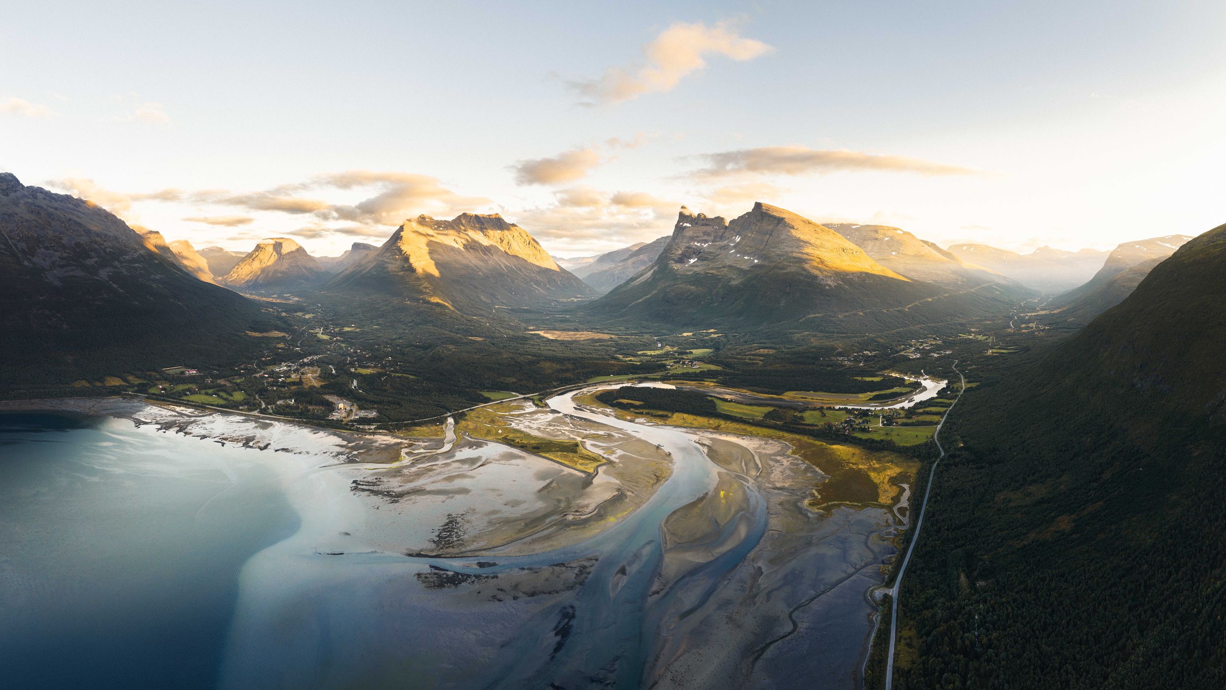 Lyngenfjord, Outflows, Norway