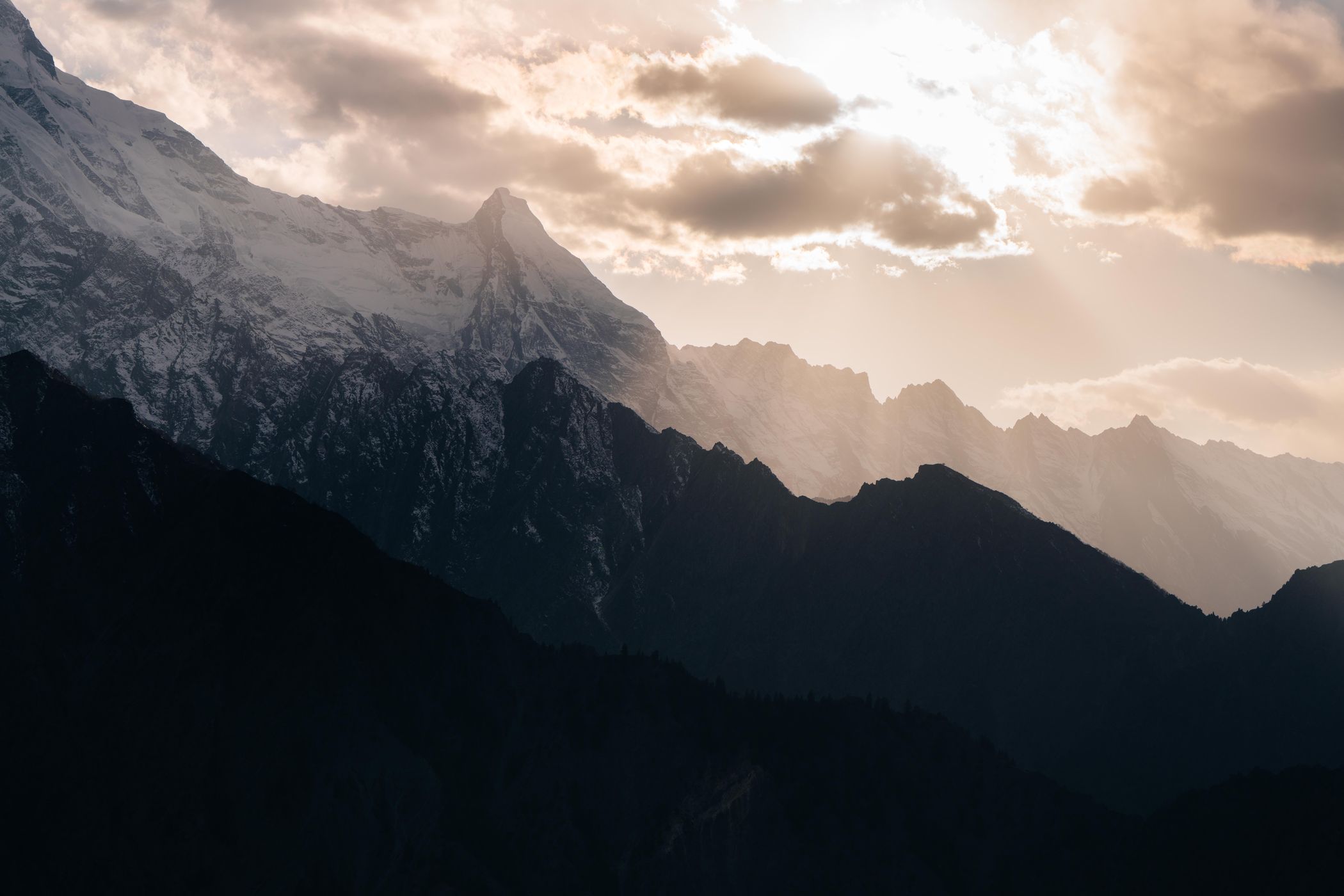 Minapin Glacier Viewpoint, Pakistan