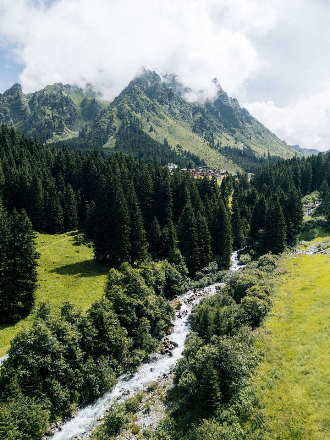 Mountain in Montafon, Austria