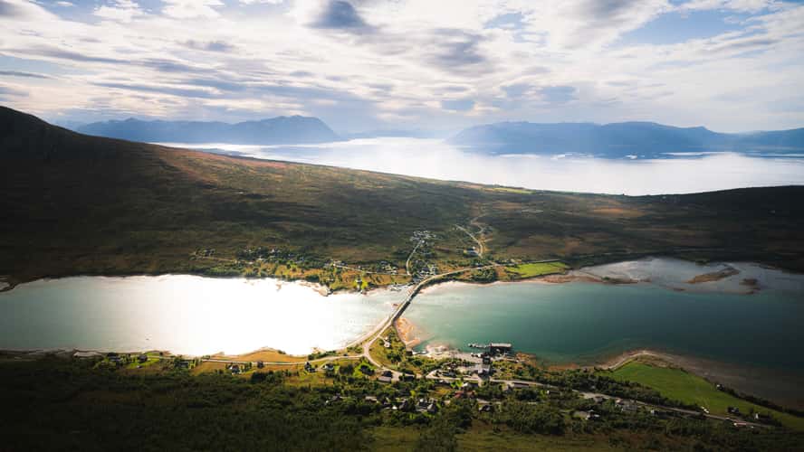 Mountain Slops East Lenangsstraumen