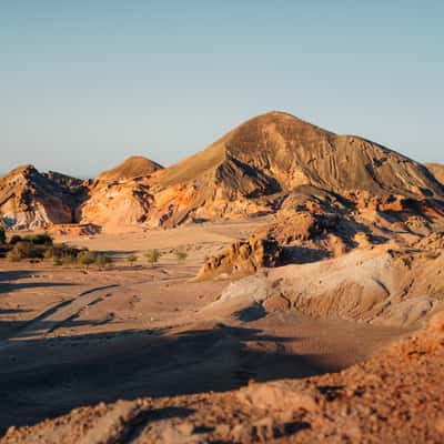 Mountain view Over Sir Bani Island, United Arab Emirates