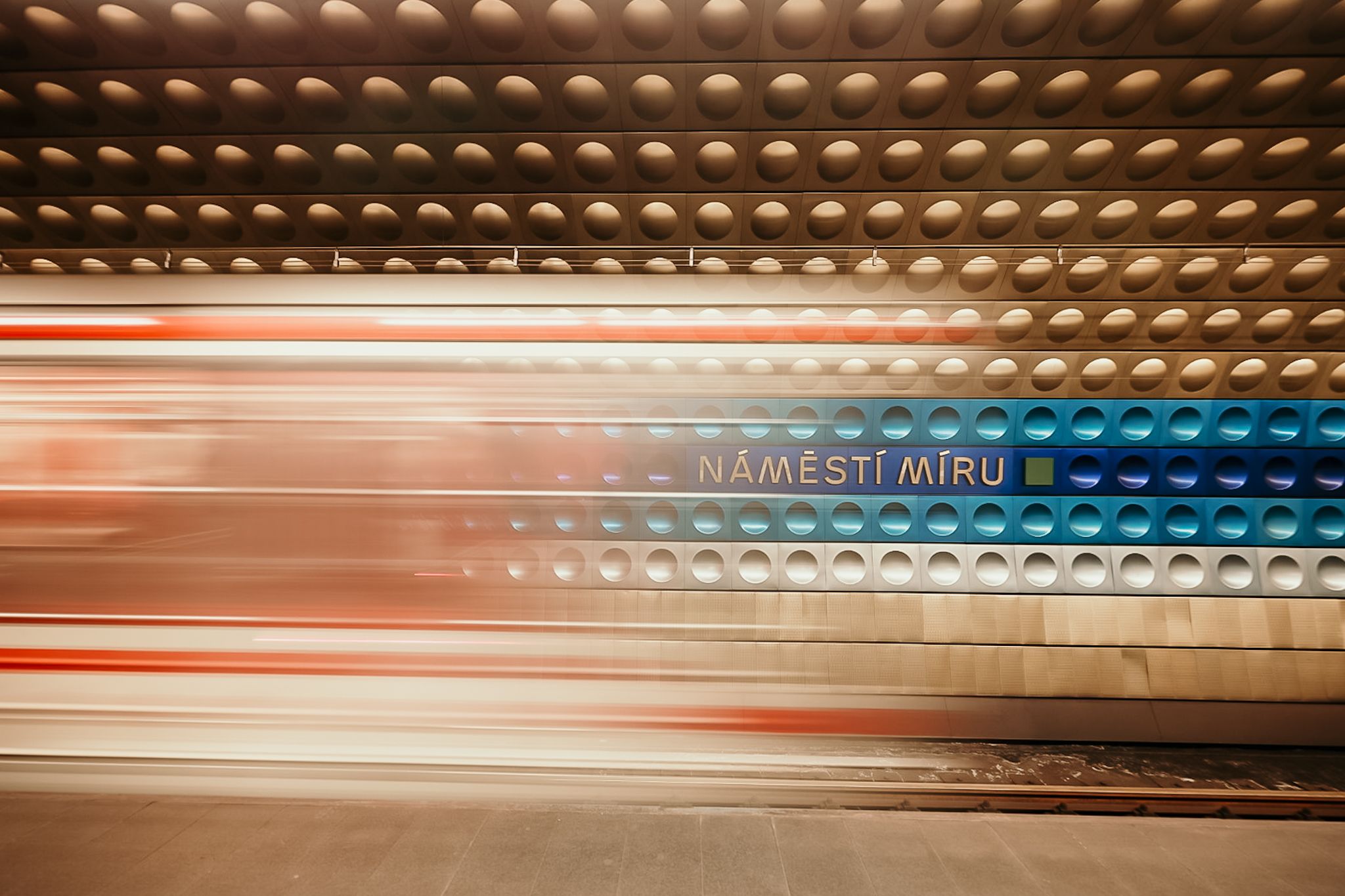 Náměstí Míru Subway Station, Prague, Czech Republic