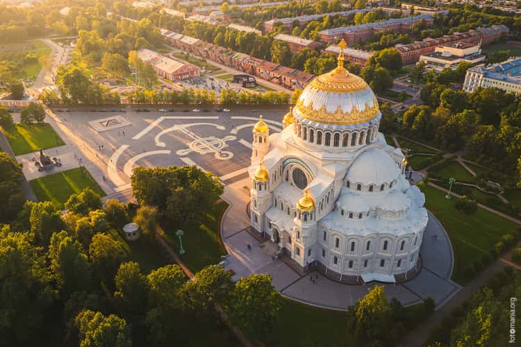 Naval Cathedral, Kronstadt (drone)
