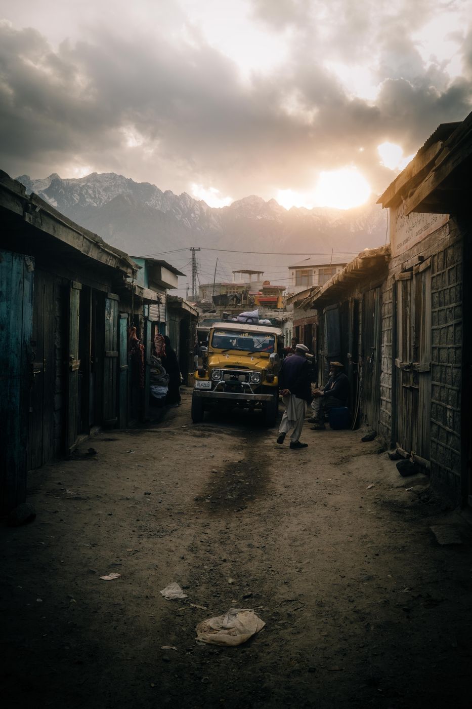 Old Bazaar Skardu, Pakistan