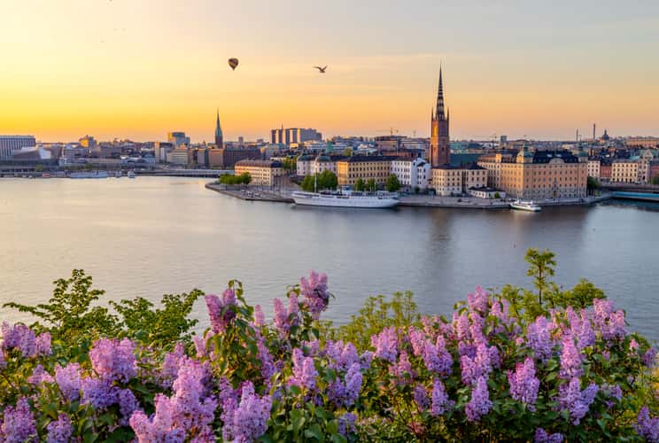 Old town from Mariaberget, Stockholm