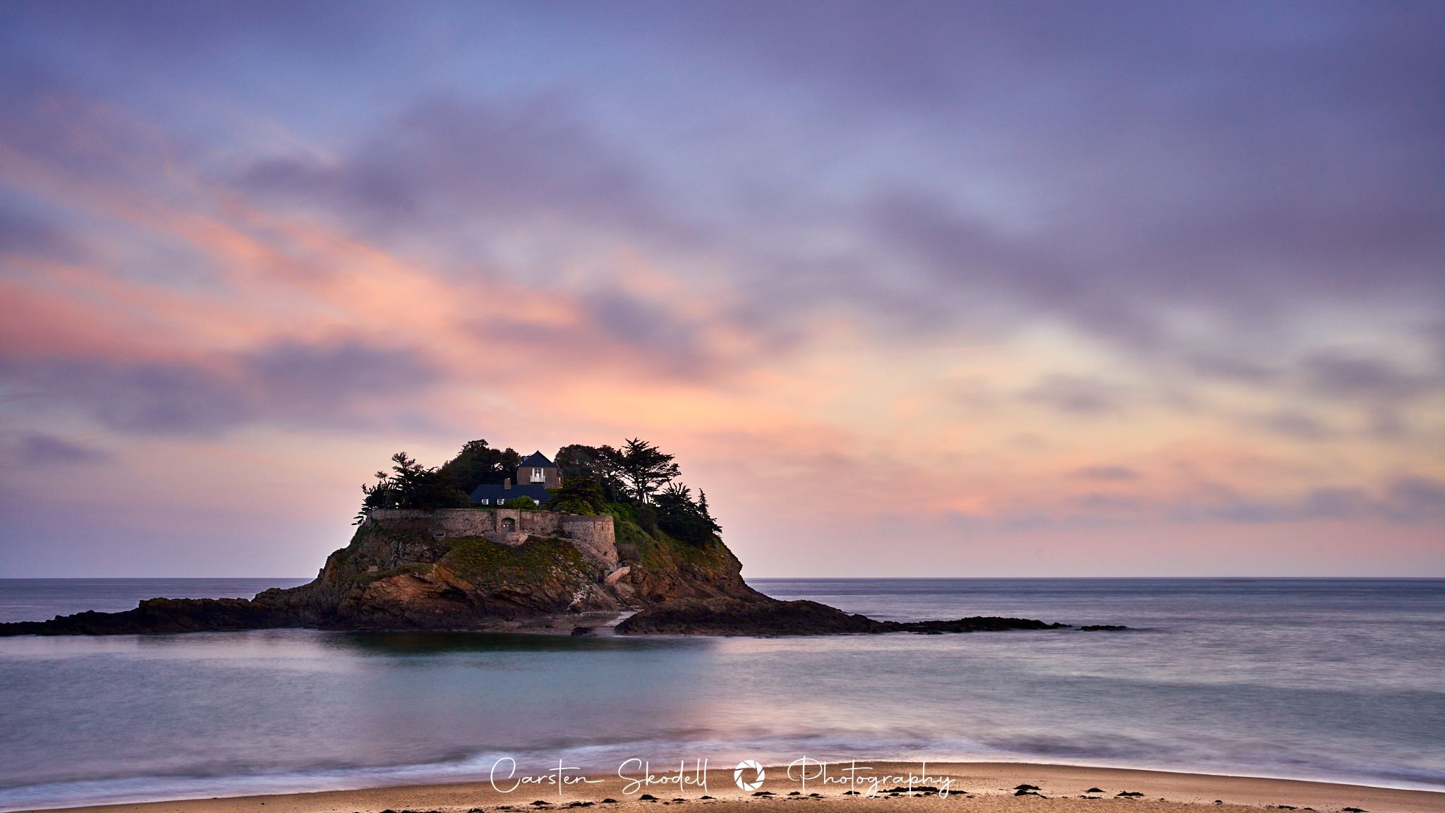 Plage de l'Anse du Guesclin, France