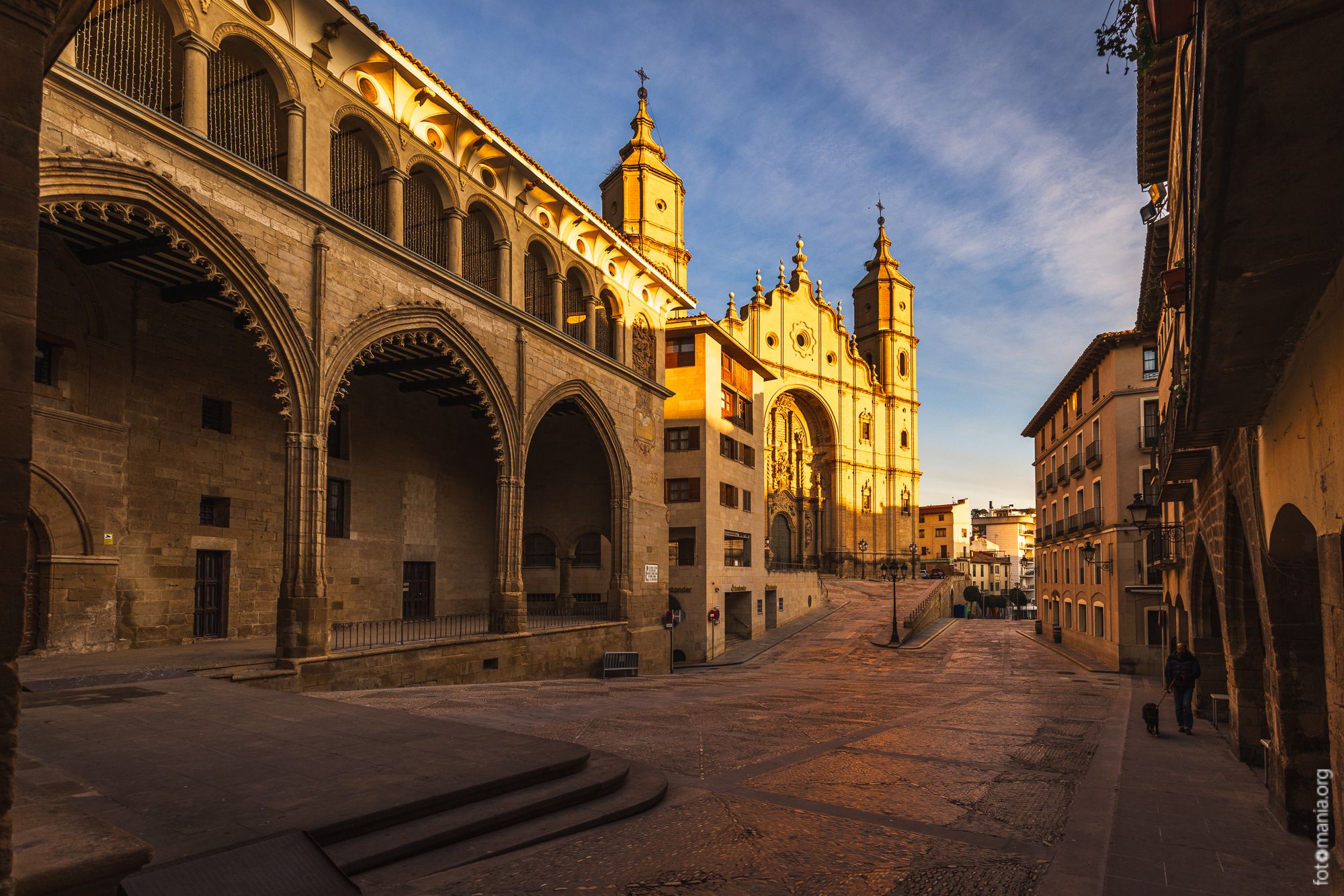 Plaza de España, Alcañiz, Spain