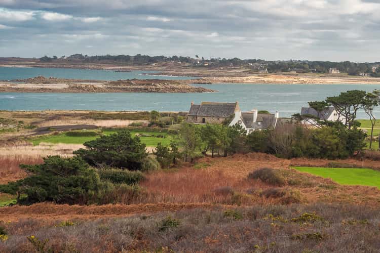 Point De Vue Panoramique De L'ile Grande
