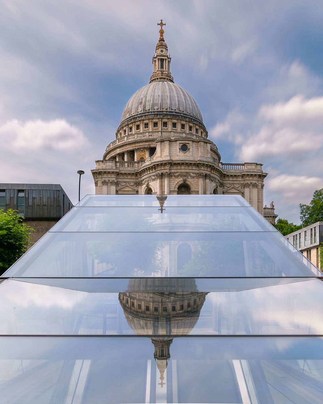 Reflection of St Paul's Cathedral, London, United Kingdom