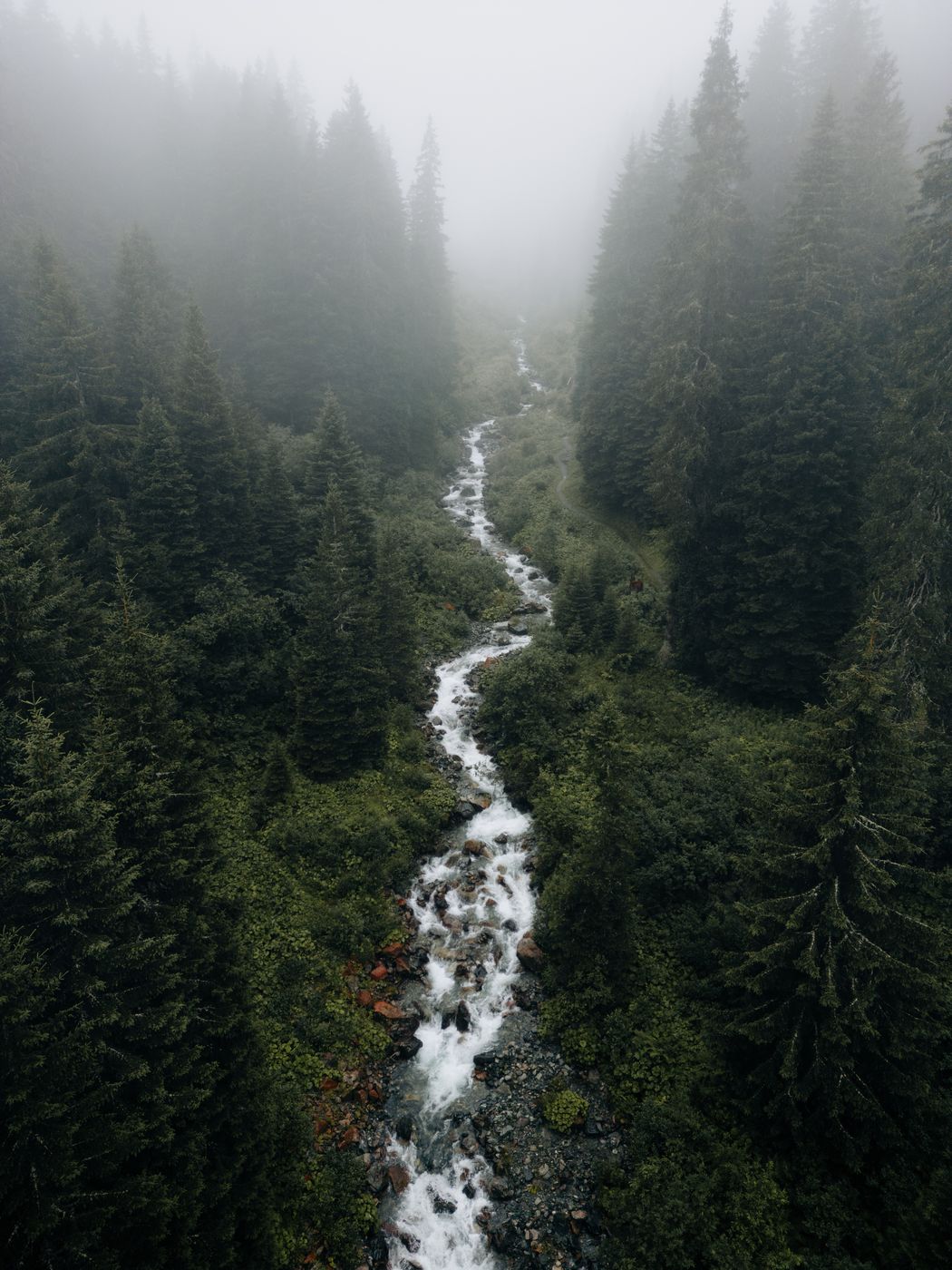 River in a Frost, Austria