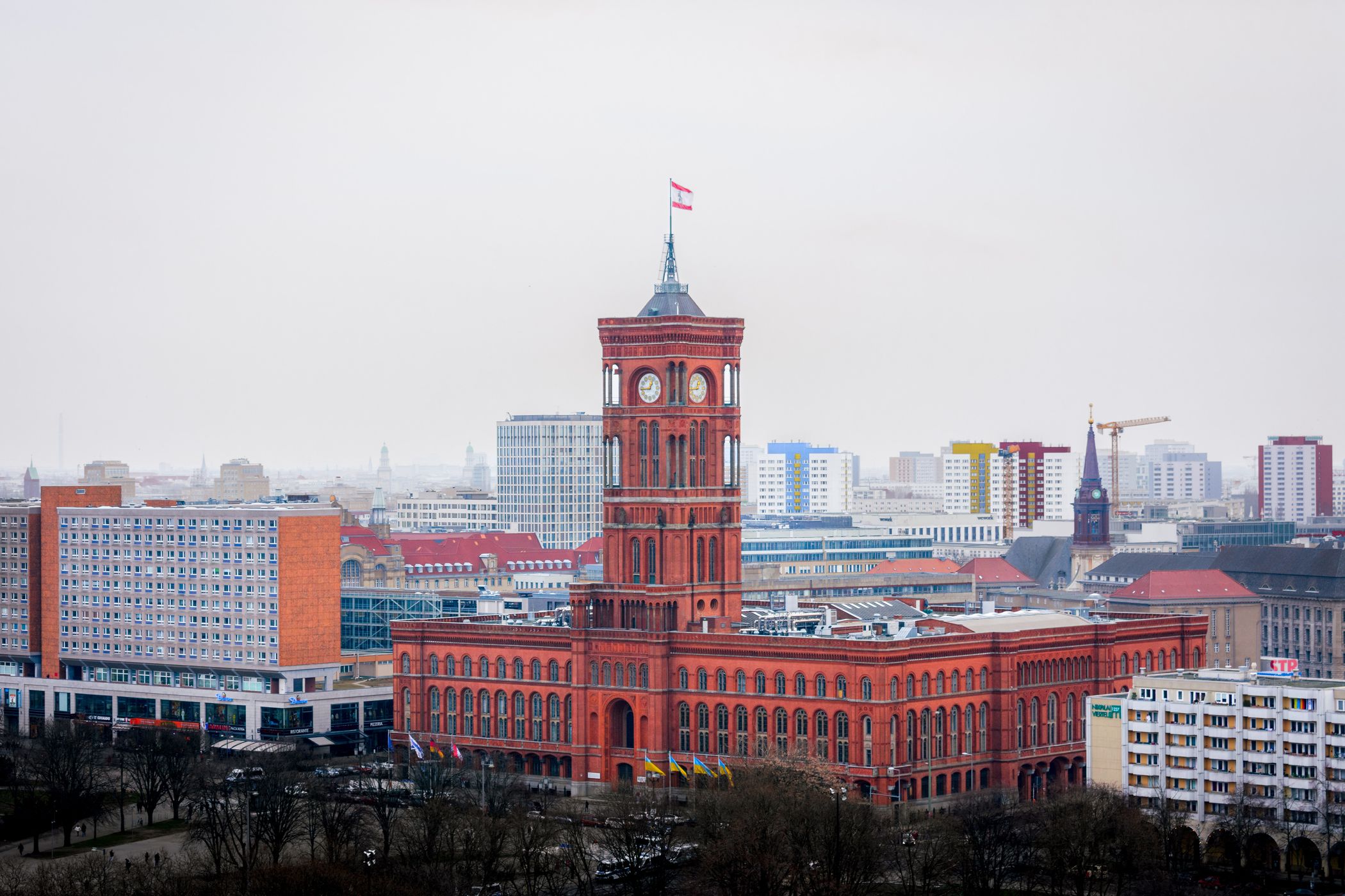 Rotes Rathaus from Berliner Dom, Germany
