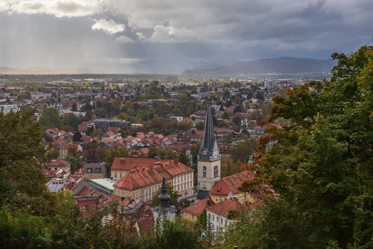 Skyscraper view, Ljubljana