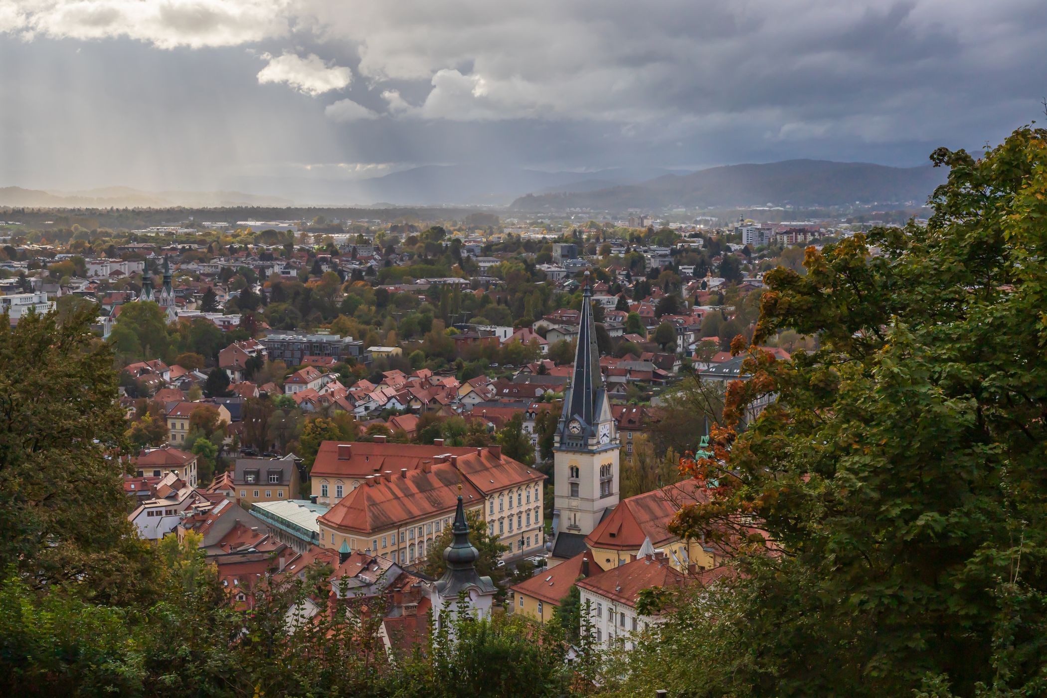 Skyscraper view, Ljubljana, Slovenia