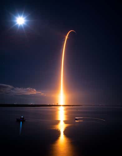 SpaceX Launch from A. Max Brewer Bridge