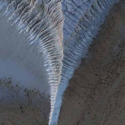 Spikey Rock Formation - Top Down Tuzbair, Kazakhstan