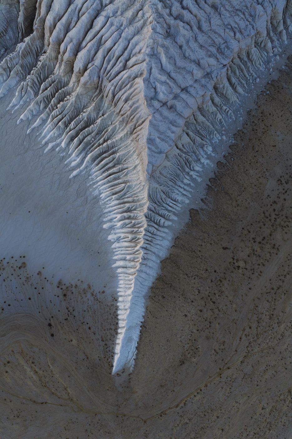 Spikey Rock Formation - Top Down Tuzbair, Kazakhstan