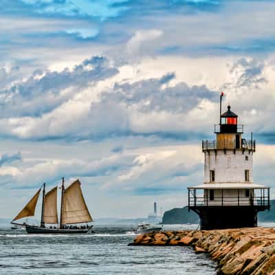 Spring Point Ledge Lighthouse, USA