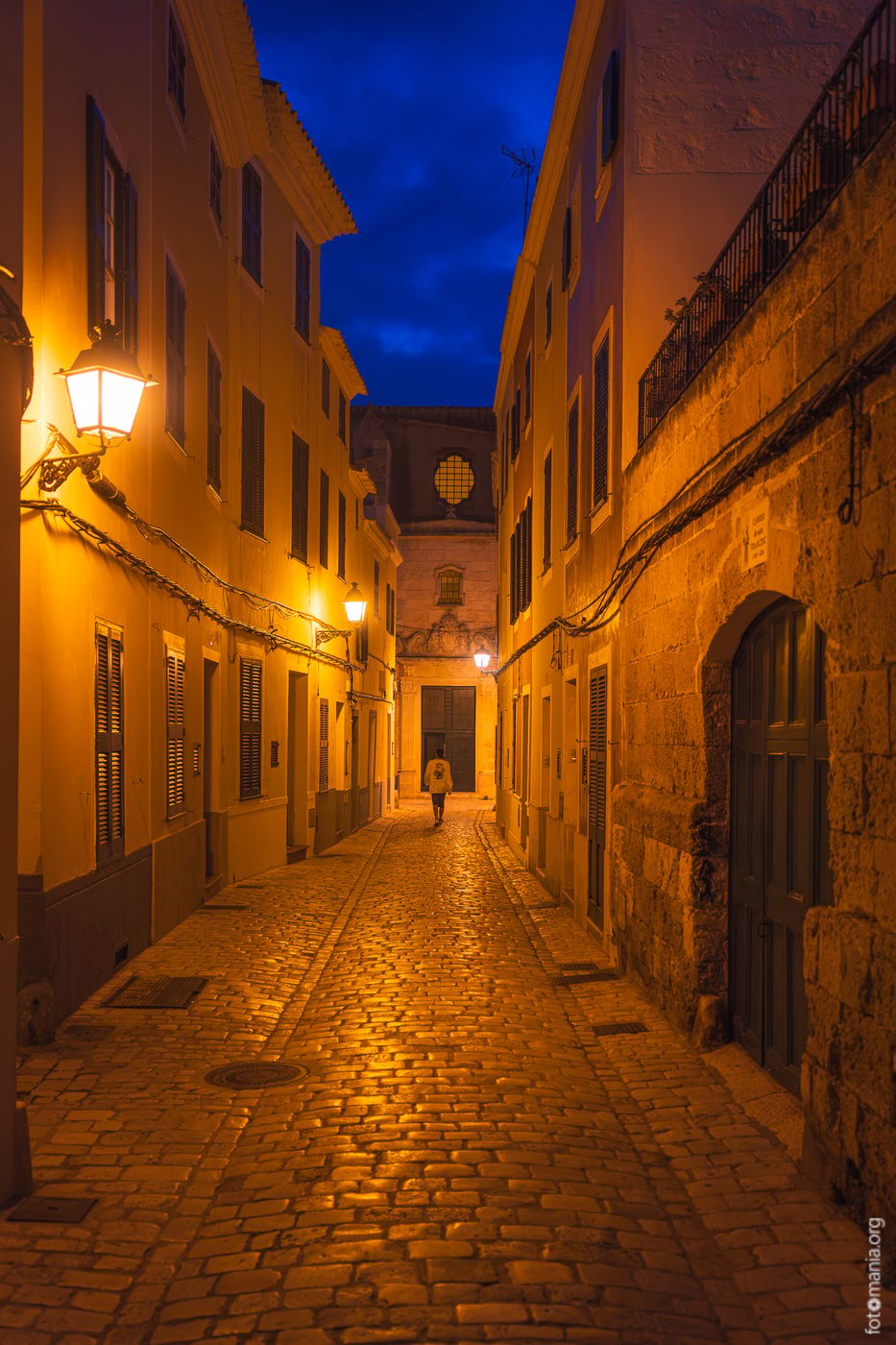 Street in Ciutadella, Spain
