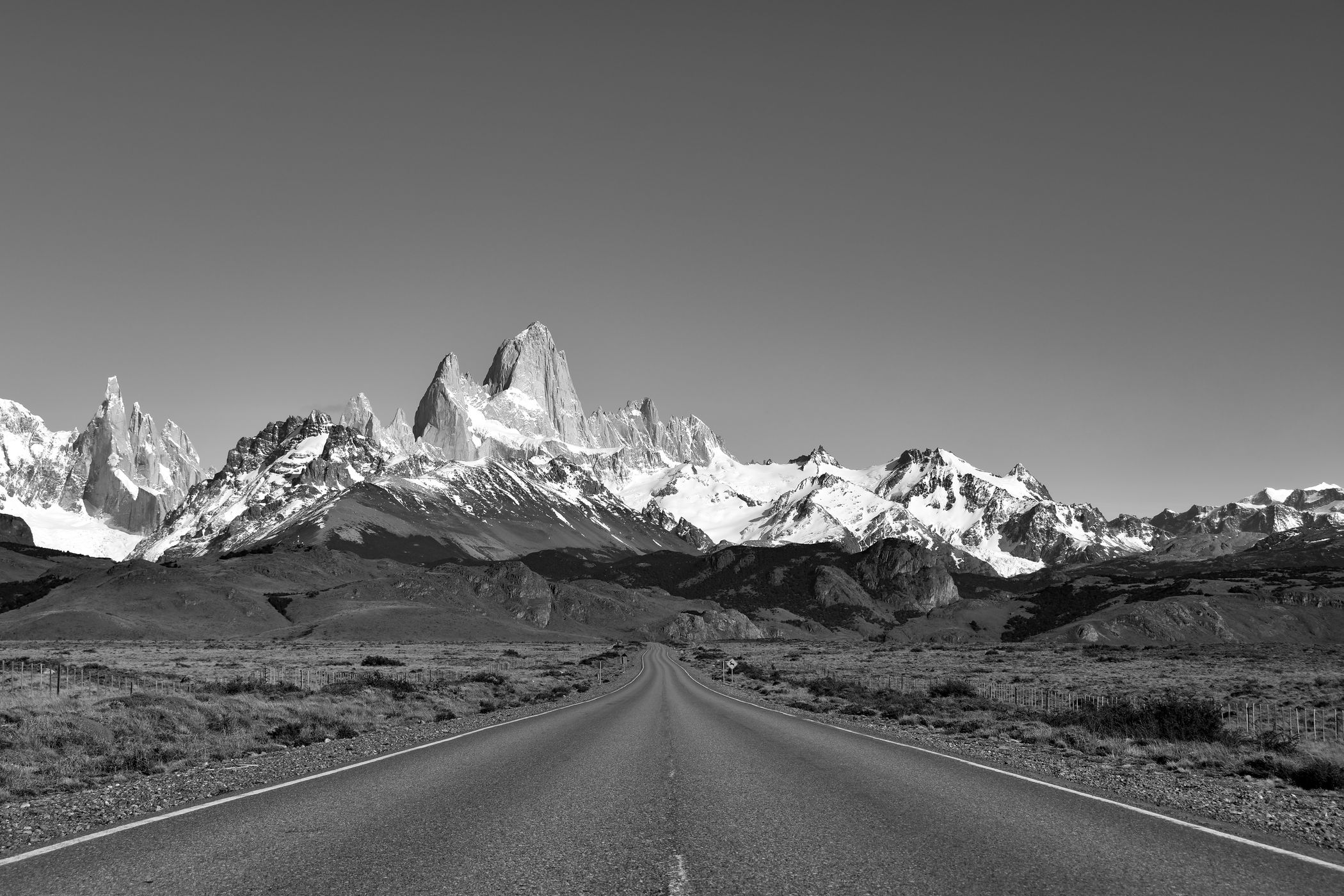 Street to El Chalten, Argentina